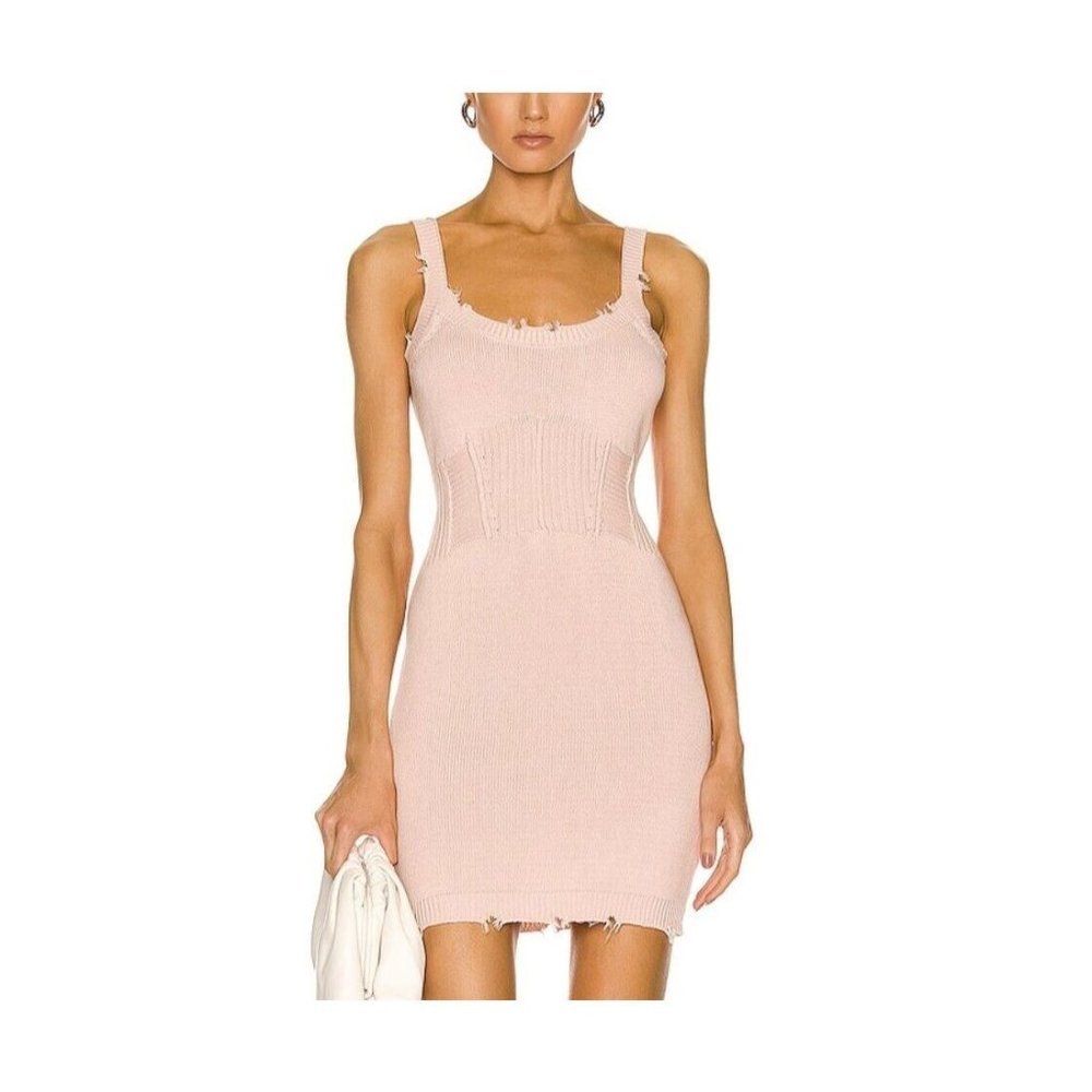 SER.O.YA  Knit Distress Isla Dress Cintz Rose